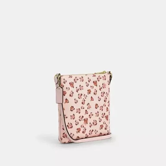 Mini Rowan File Bag With Rose Print - Picture 3 of 16